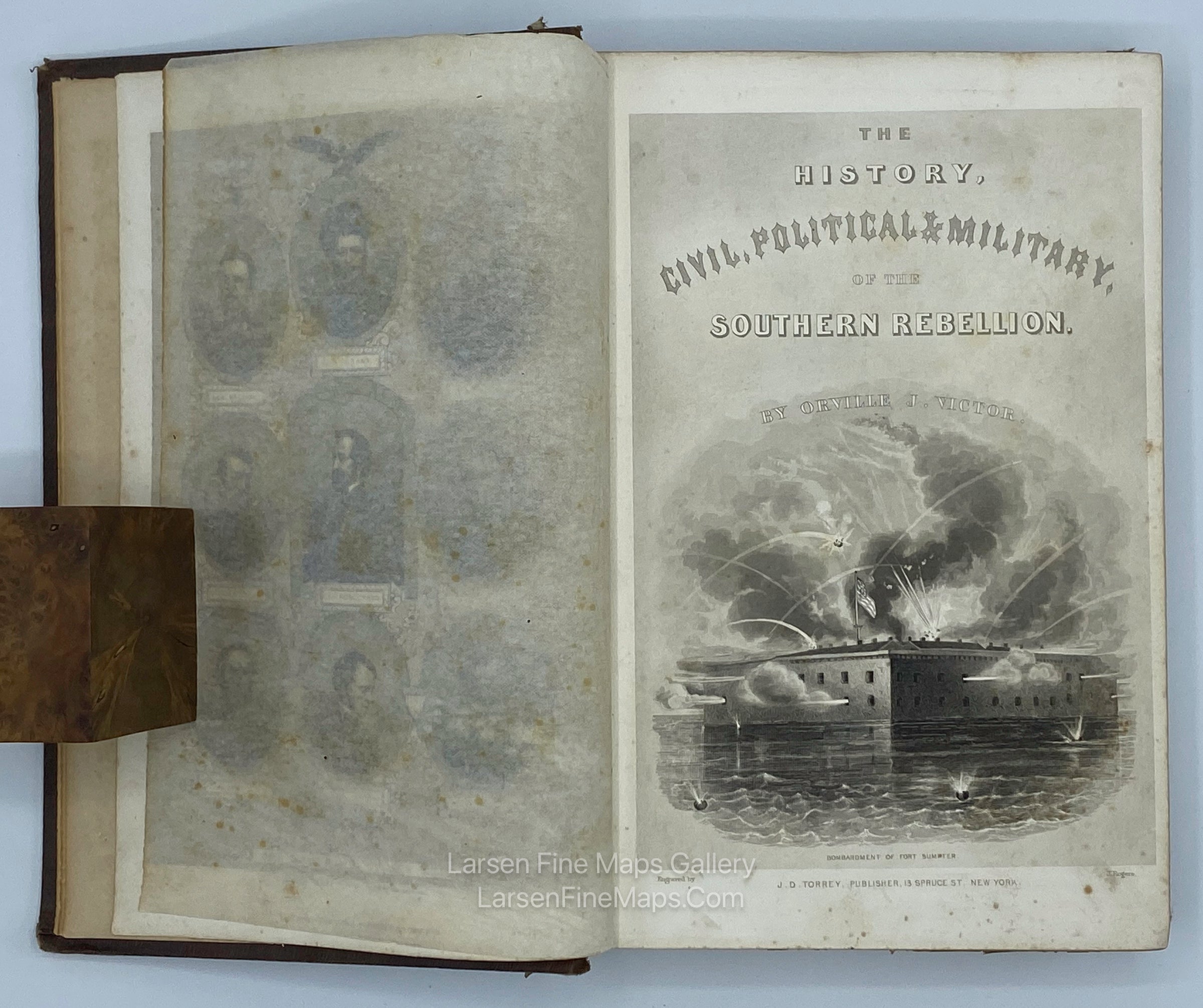 Colton's United States Showing the Military Stations, Forts & c., Orville J. Victor, Example-11