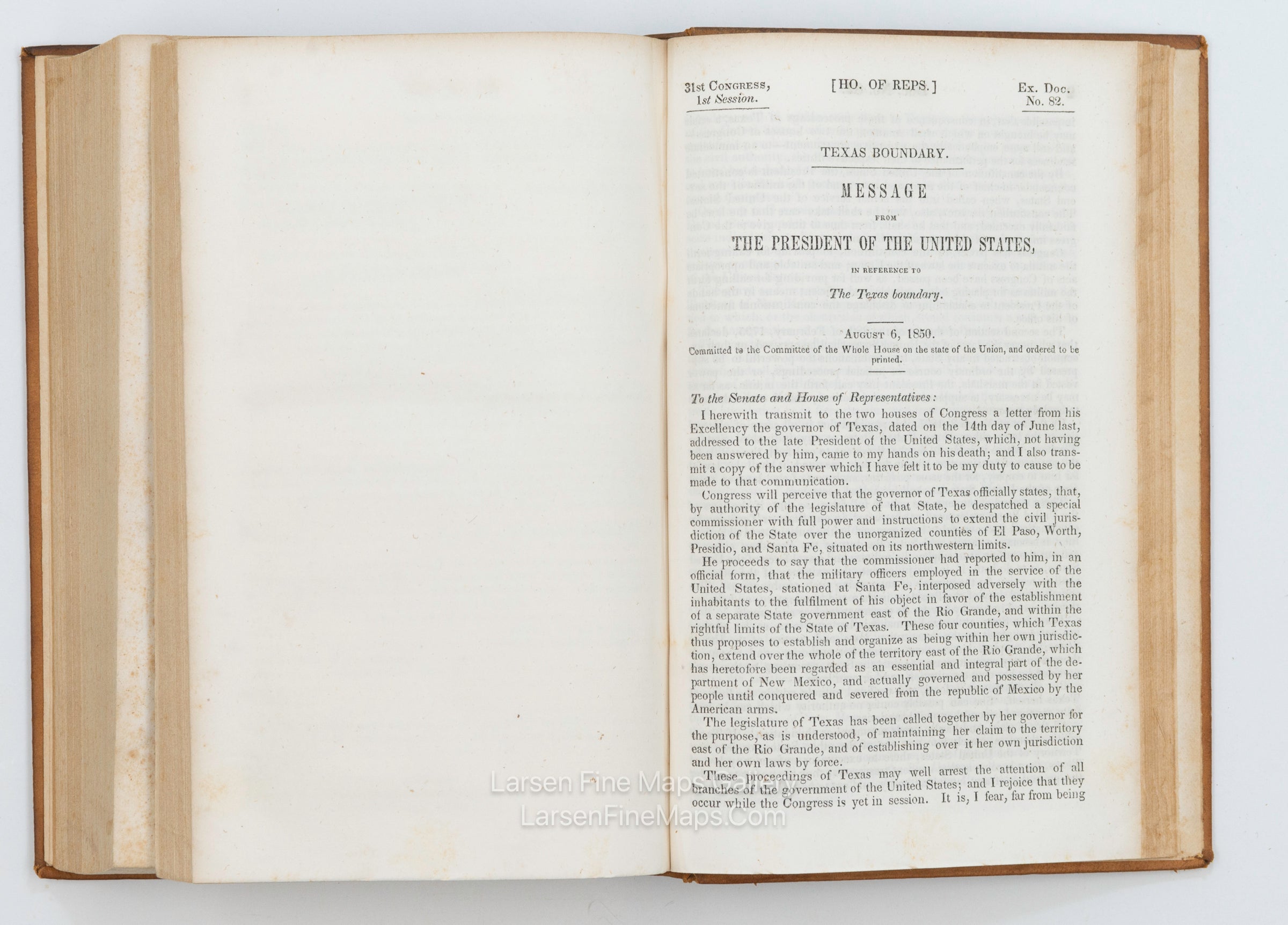 Executive Documents 1st Session, 31st Congress, Vol. 10 1849-1850. Ex. Docs. No. 74 to 87 Inclusive., Example-13