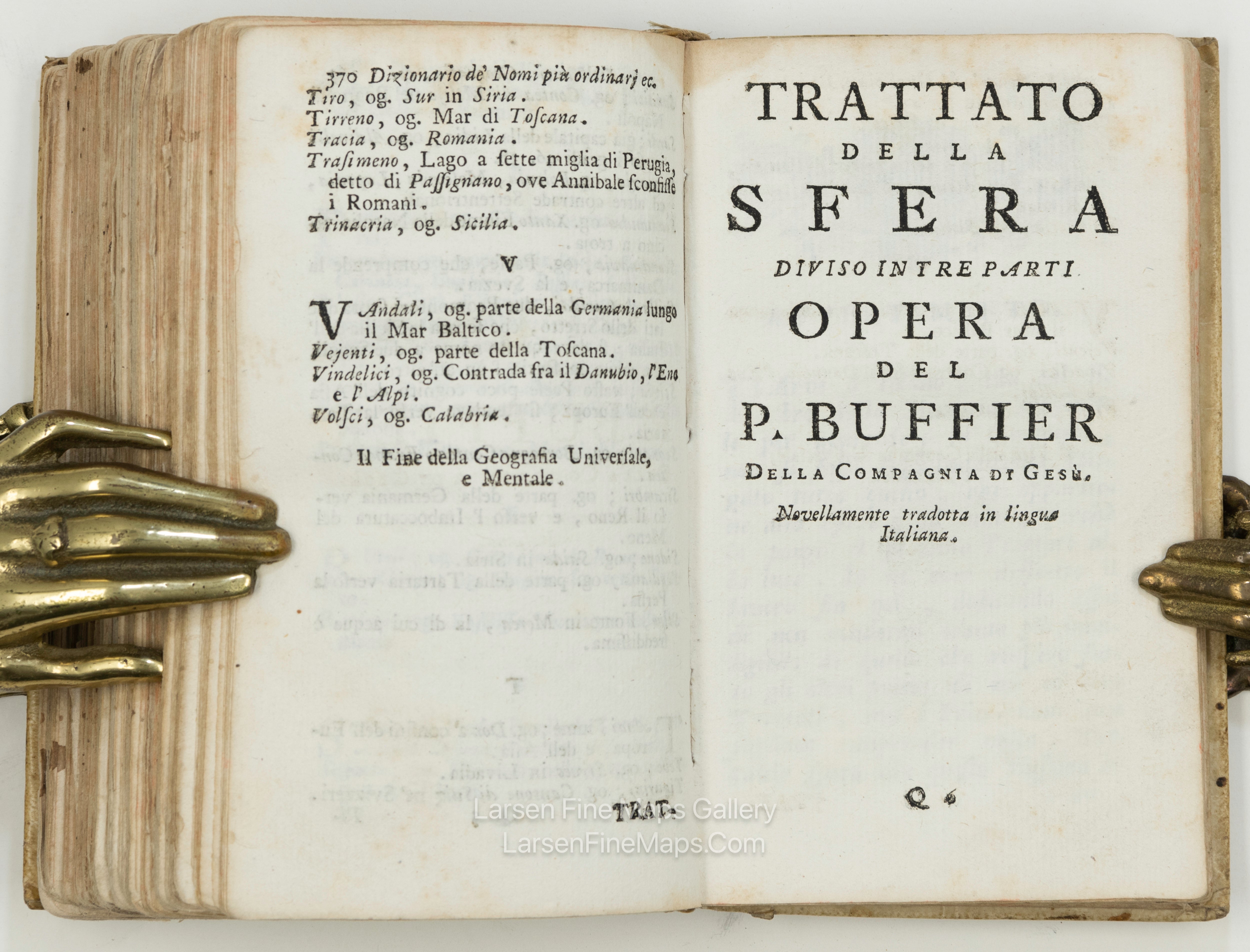 Geografia Universale del Padre Claudio Buffier