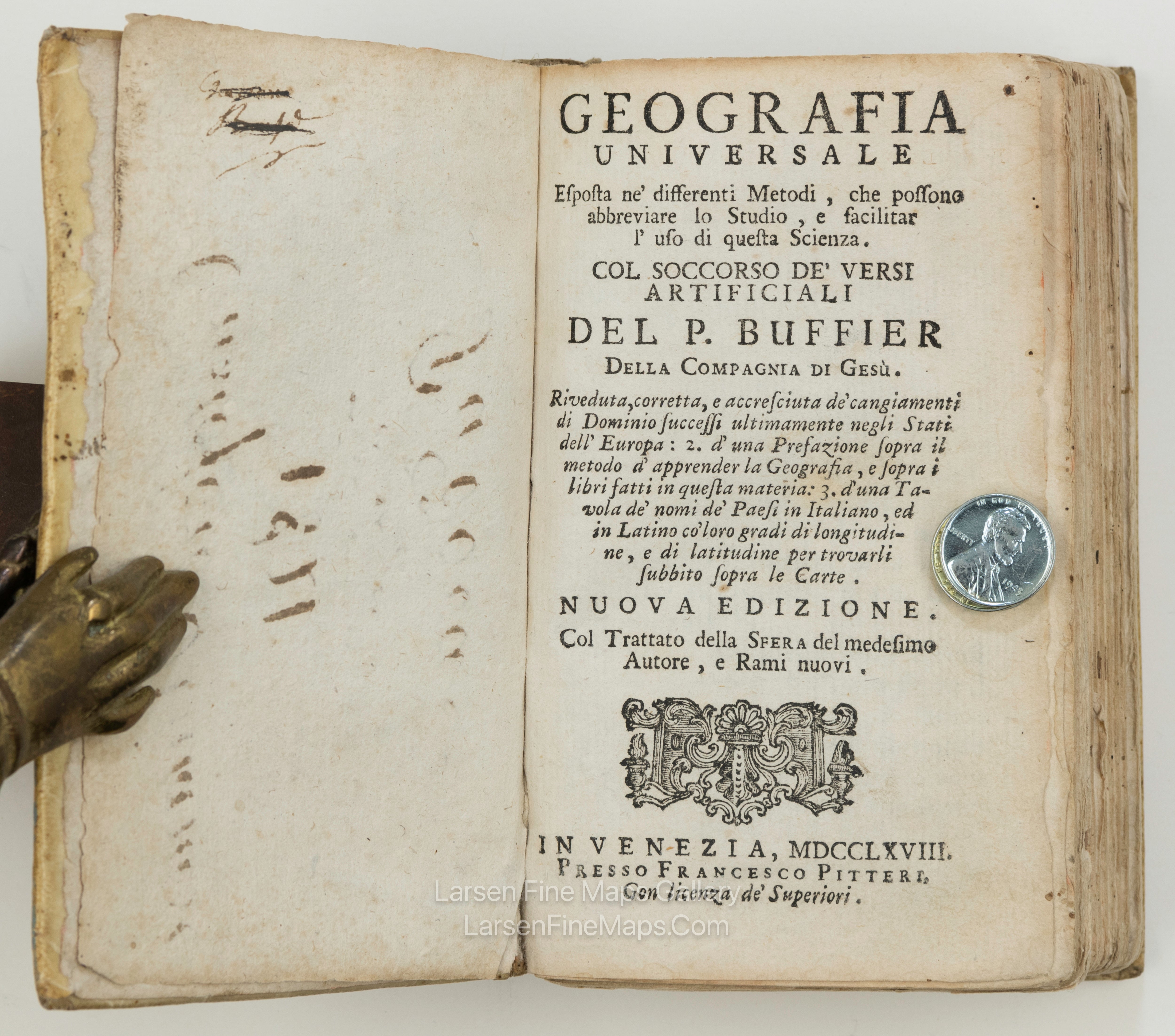 Geografia Universale del Padre Claudio Buffier