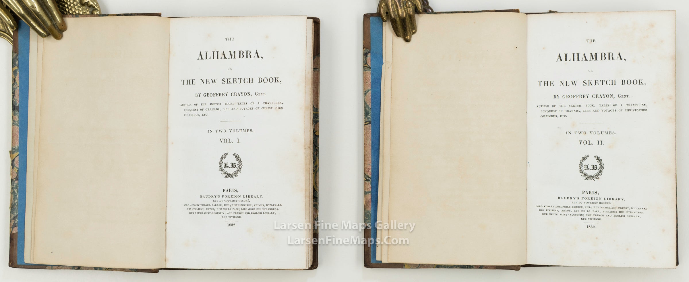 The Alhambra, First Edition, Washington, Irving, Geoffrey Crayon, example-3