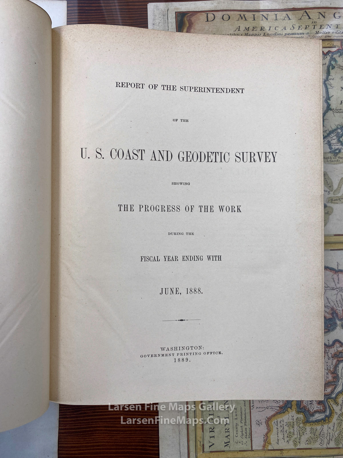 Report of The Superintendent of the U.S. Coast and Geodetic Survey Showing The Progress of The Work During The Fiscal Year Ending With June, 1888