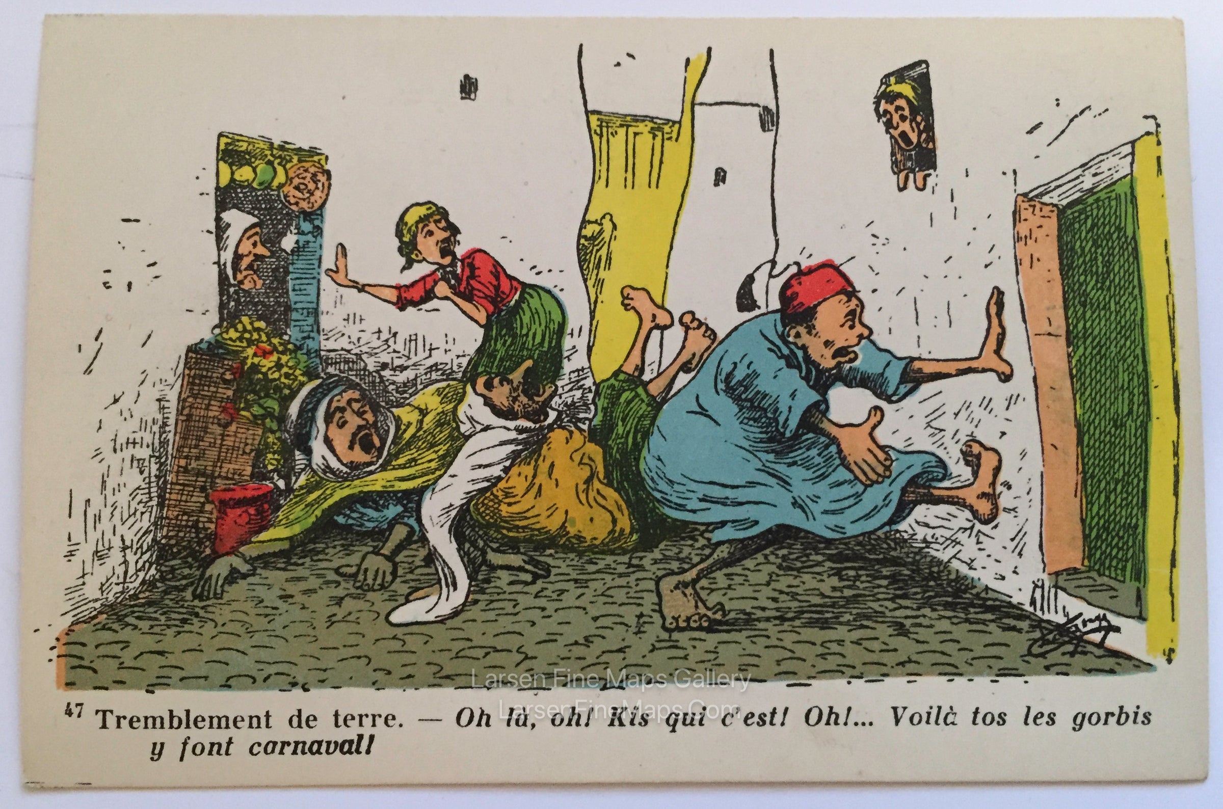 Chagny Vintage Satirical Postcards, Carte Postale Que le bonheur soit avec vous, G. et Cie. Editeurs, 28, Rue Horace - Vernet, Alger Example-11