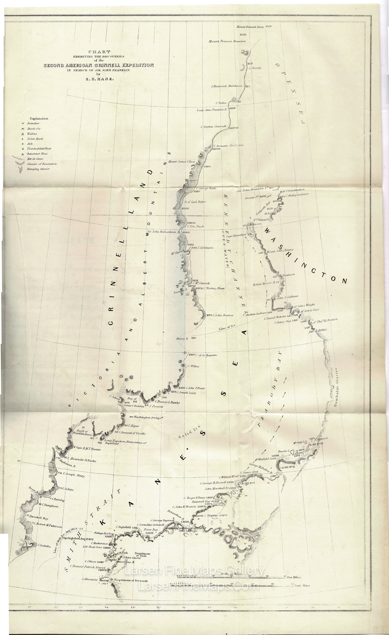 Arctic Explorations: The Second Grinnell Expedition Sir John Franklin, Elisha Kent Kane, Example-2