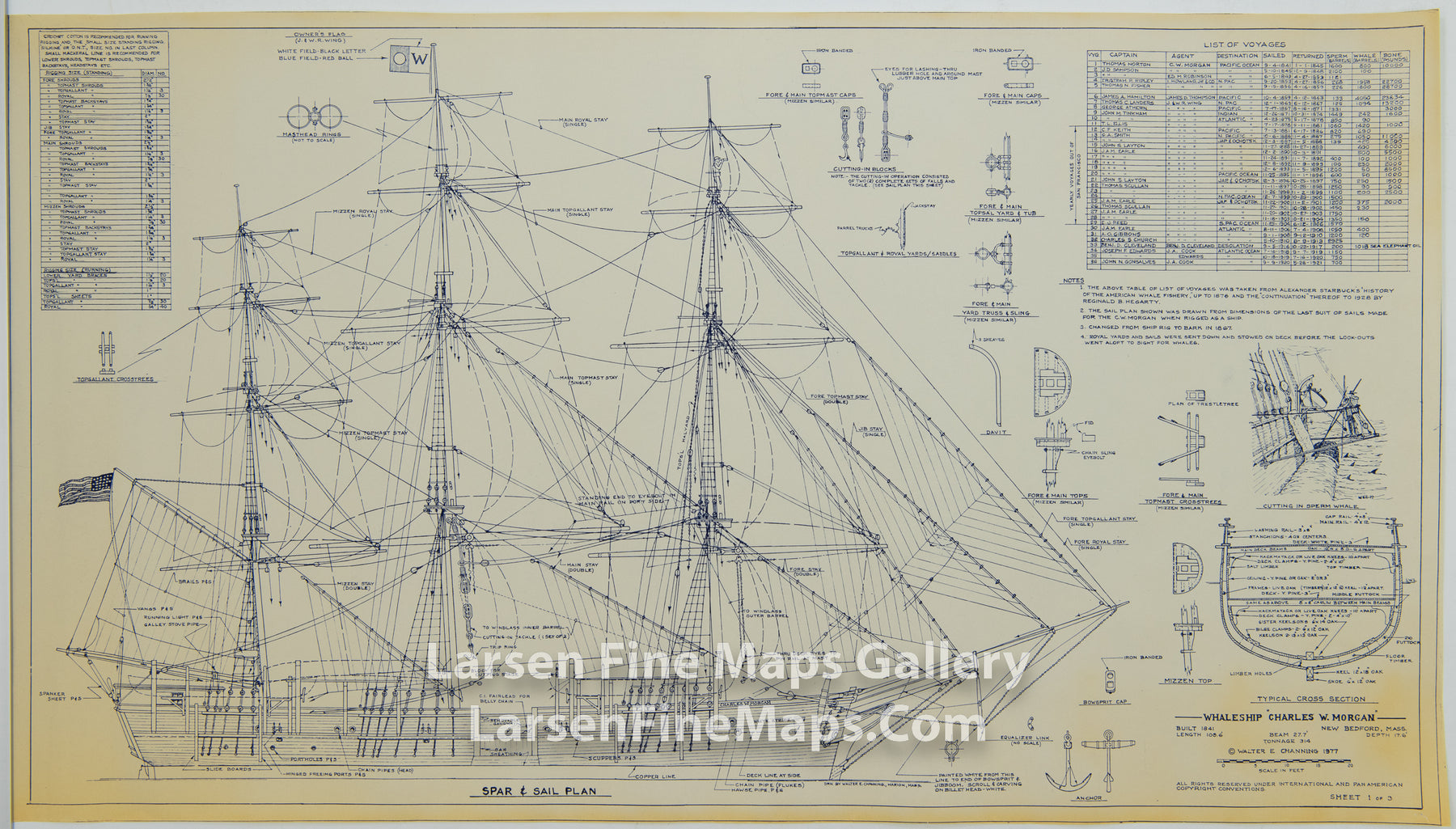Whaleship "Charles W. Morgan", Walter E. Channing