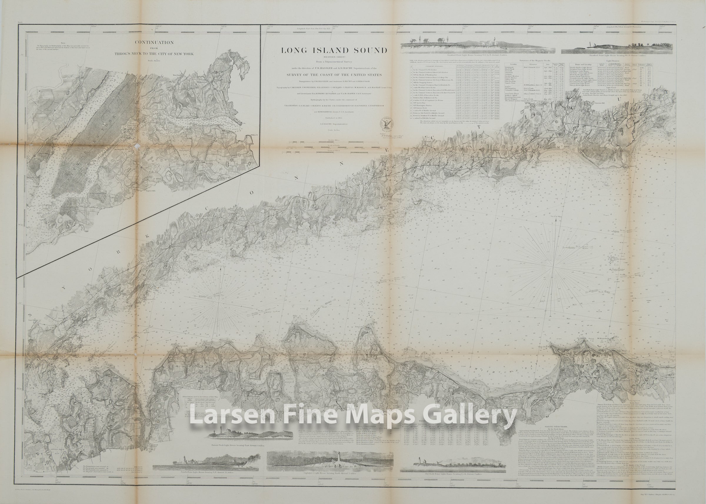 Long Island Sound (Western Sheet) U.S. Coast Survey