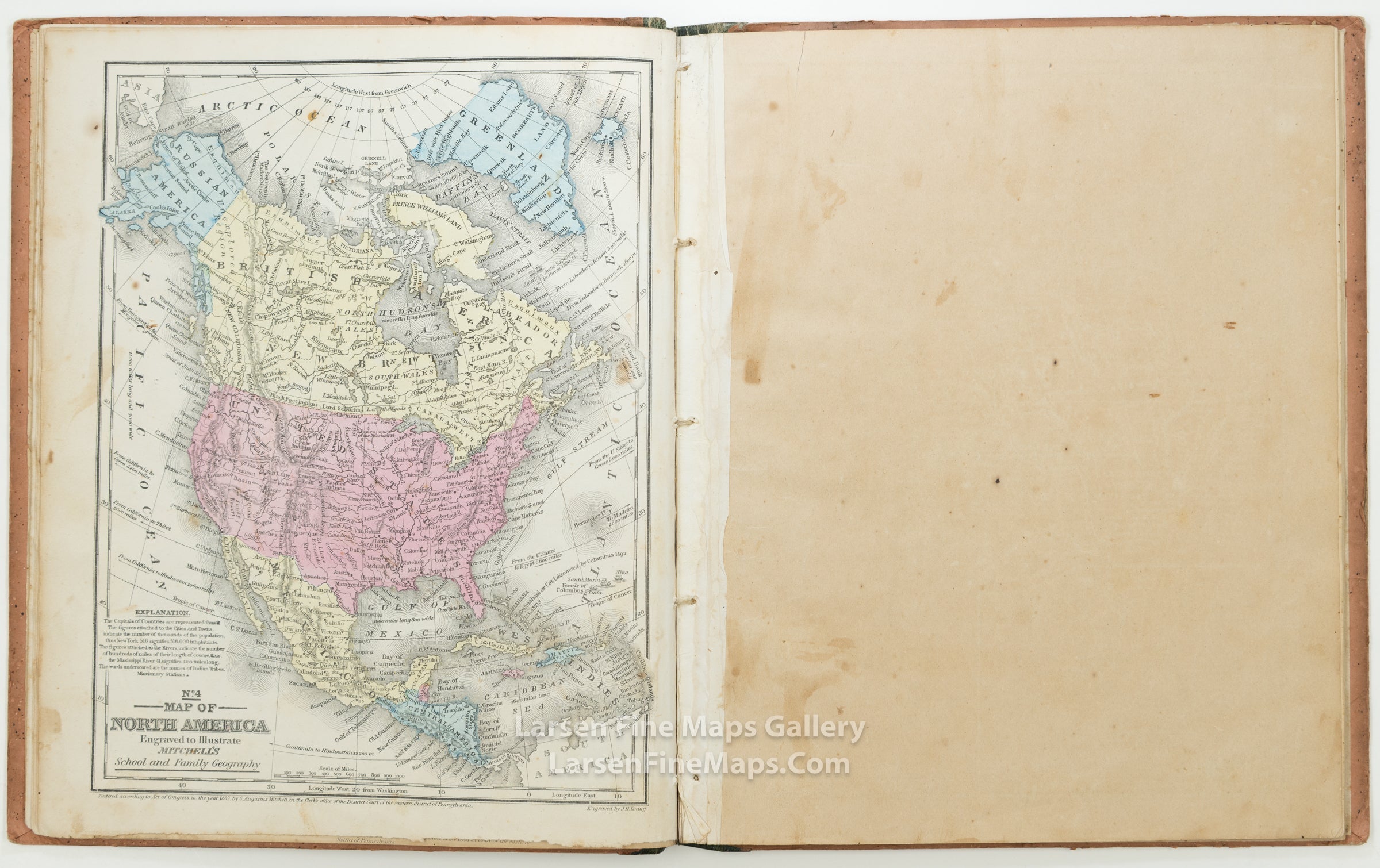 Mitchell's School Atlas: Comprising The Maps and Tables Designed to Accompany Mitchell's School and Family Geography. Cowperthwait, example-9