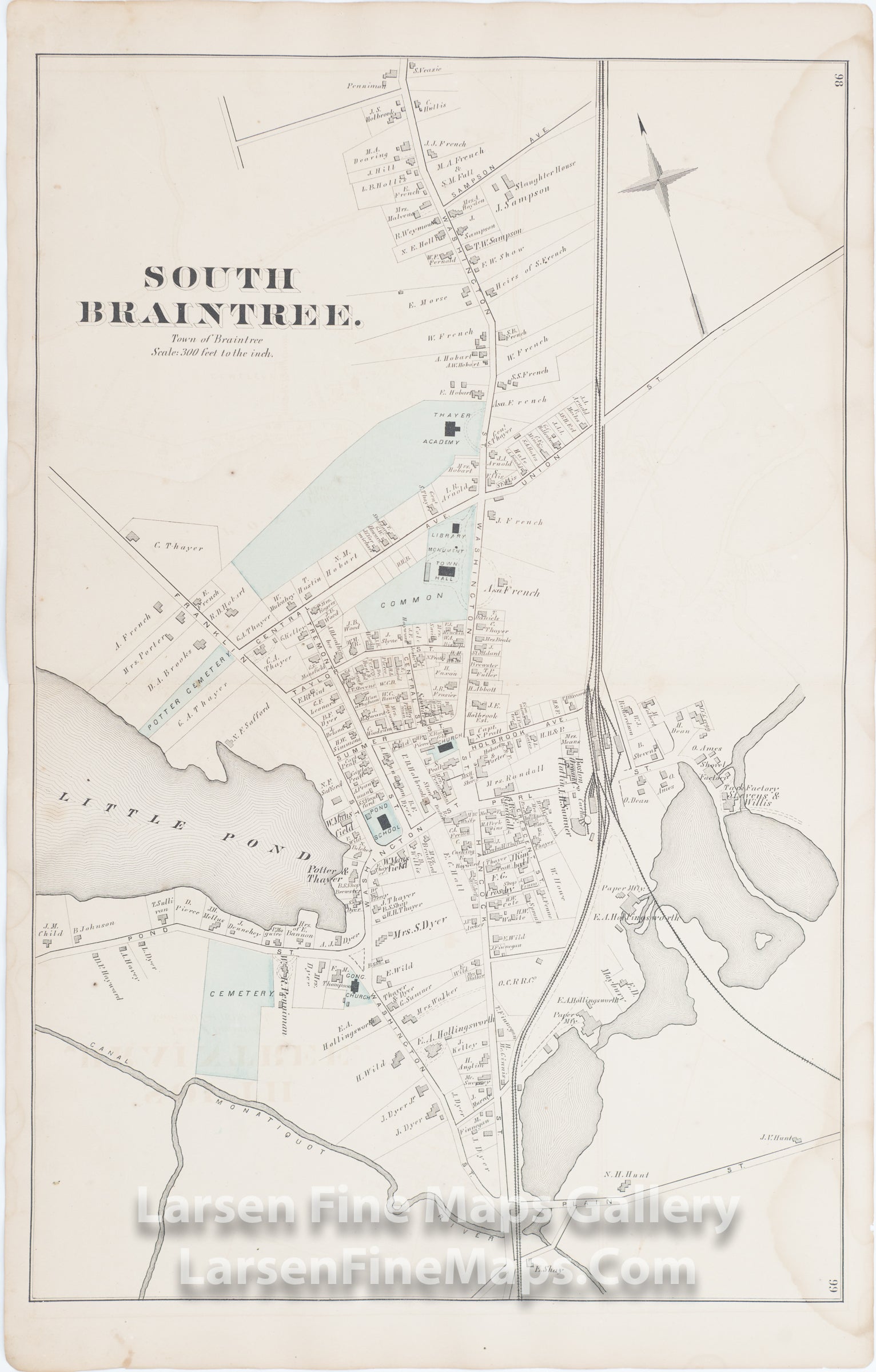 South Braintree, Tilton Station, East Walpole, Allenville, South Walpole, Braintree, Comstock Cline, Edward Busch