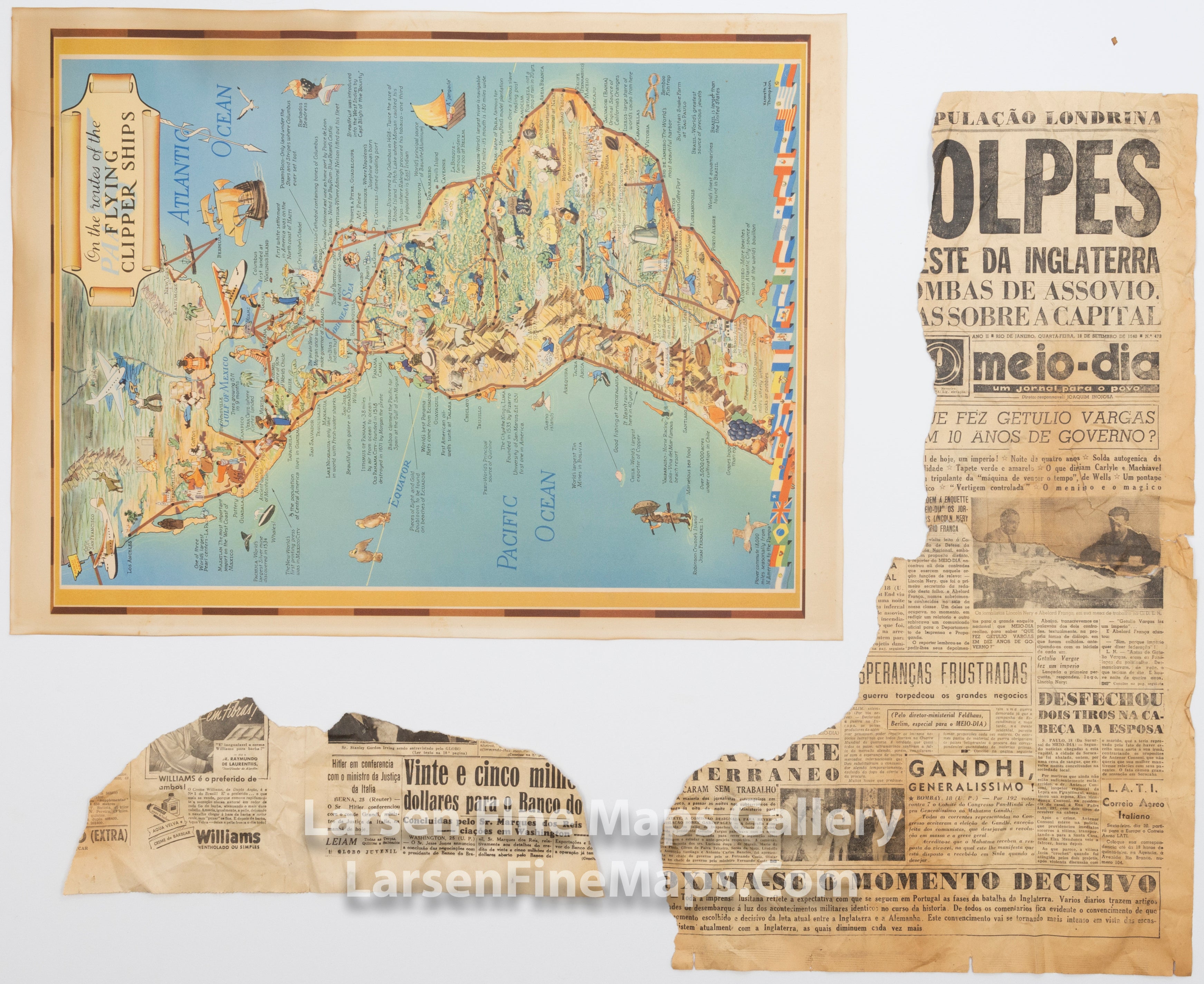 On the Routes of the PAN AM Flying Clipper Ships Detail-4
