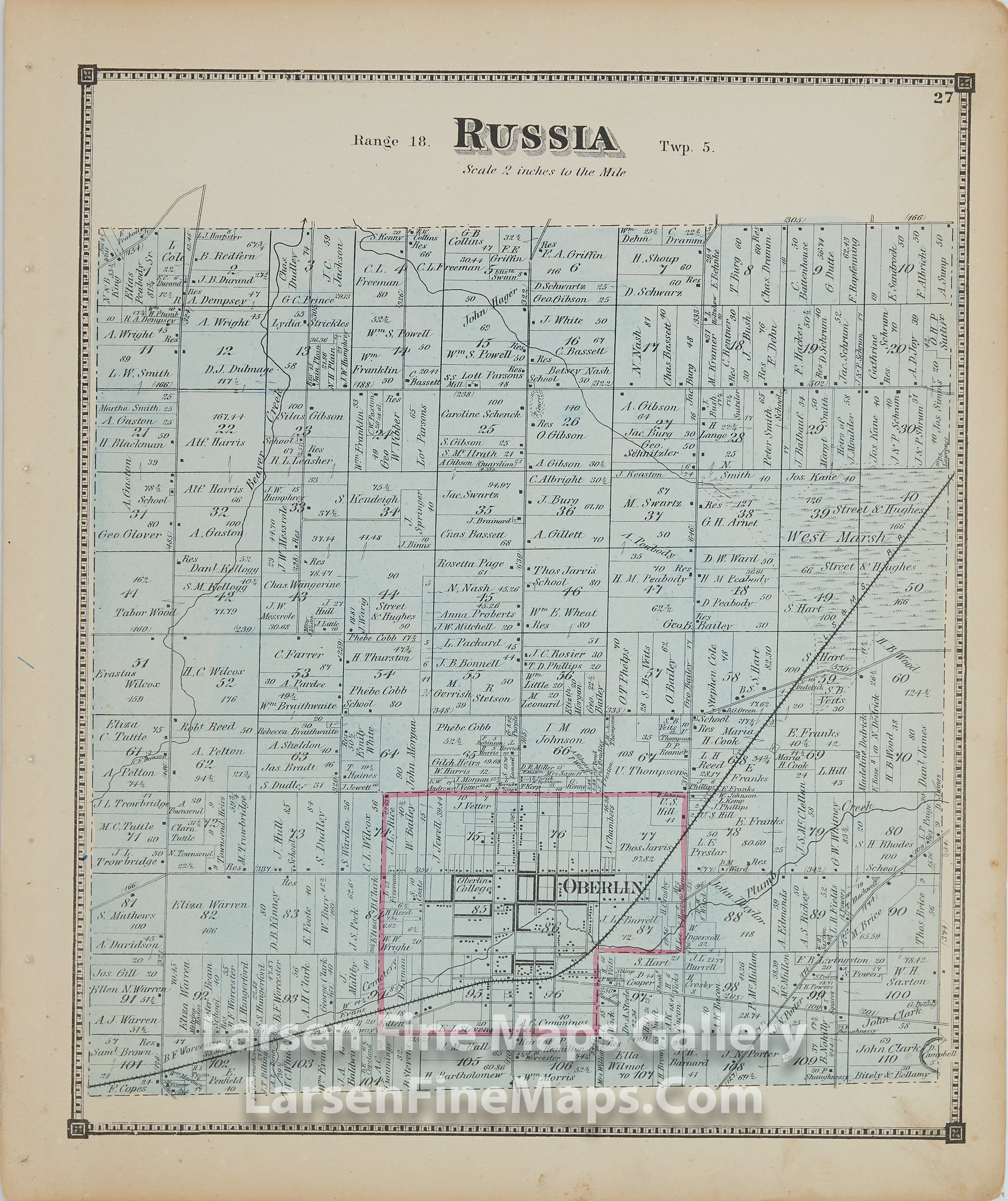 Russia Township, Lorain County, OhioTitus, Simmons & Titus, PhiladelphiaD.J. Lake, C.E.