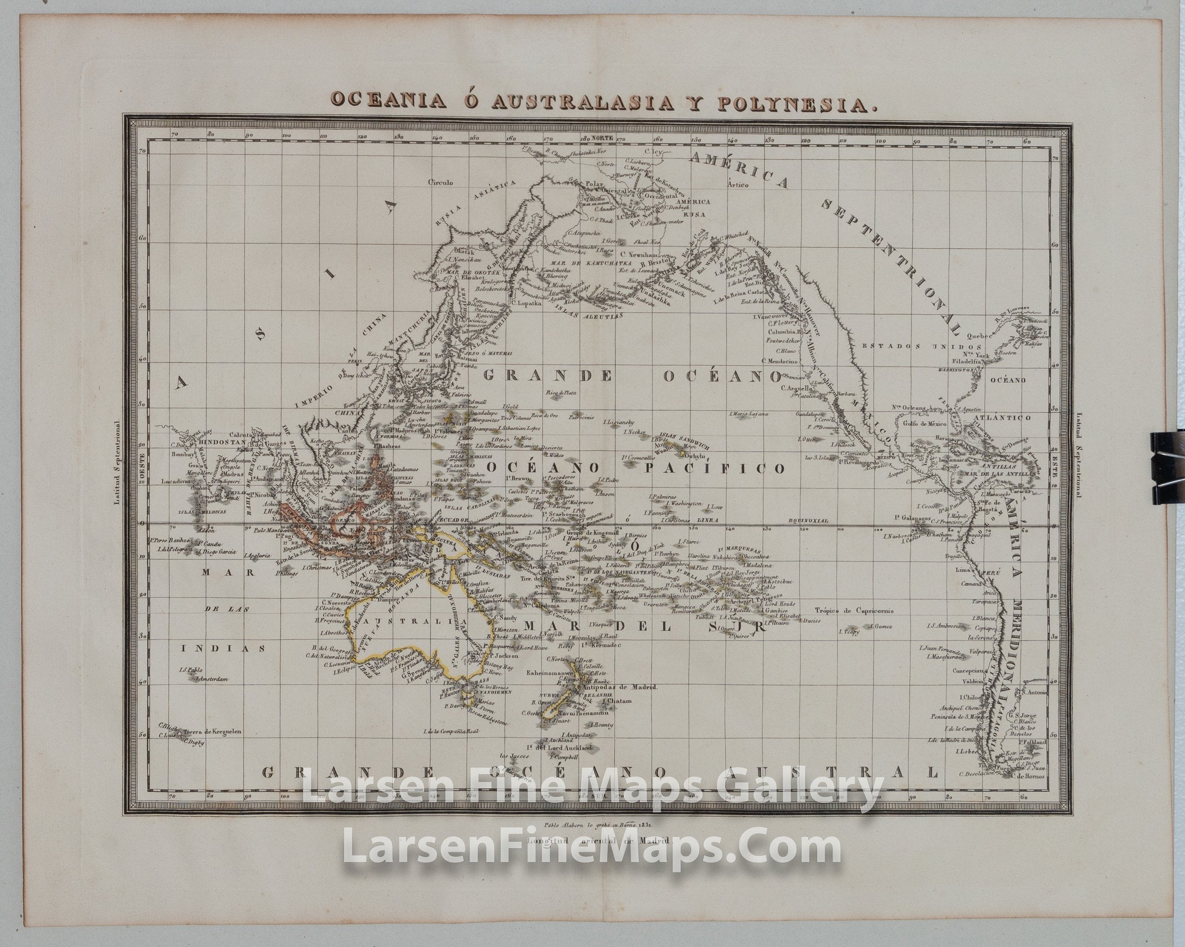 Oceania O Australasia Y Polynesia, Alabern, Pablo, Barcelona, J. Torner