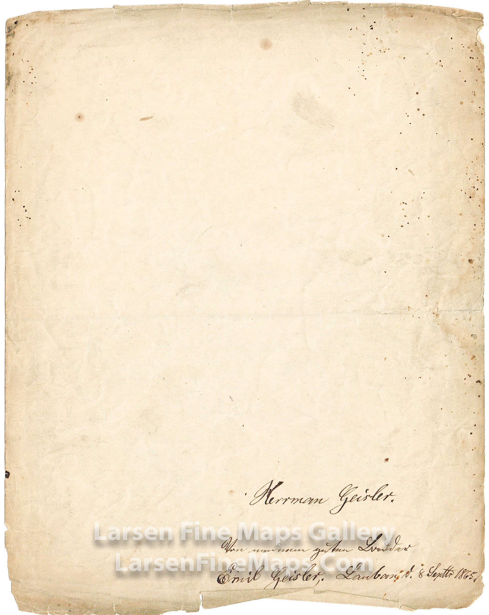 Kreis-Karte von Lauban, M. Strabel, lithographed by Franz Weingartner, details