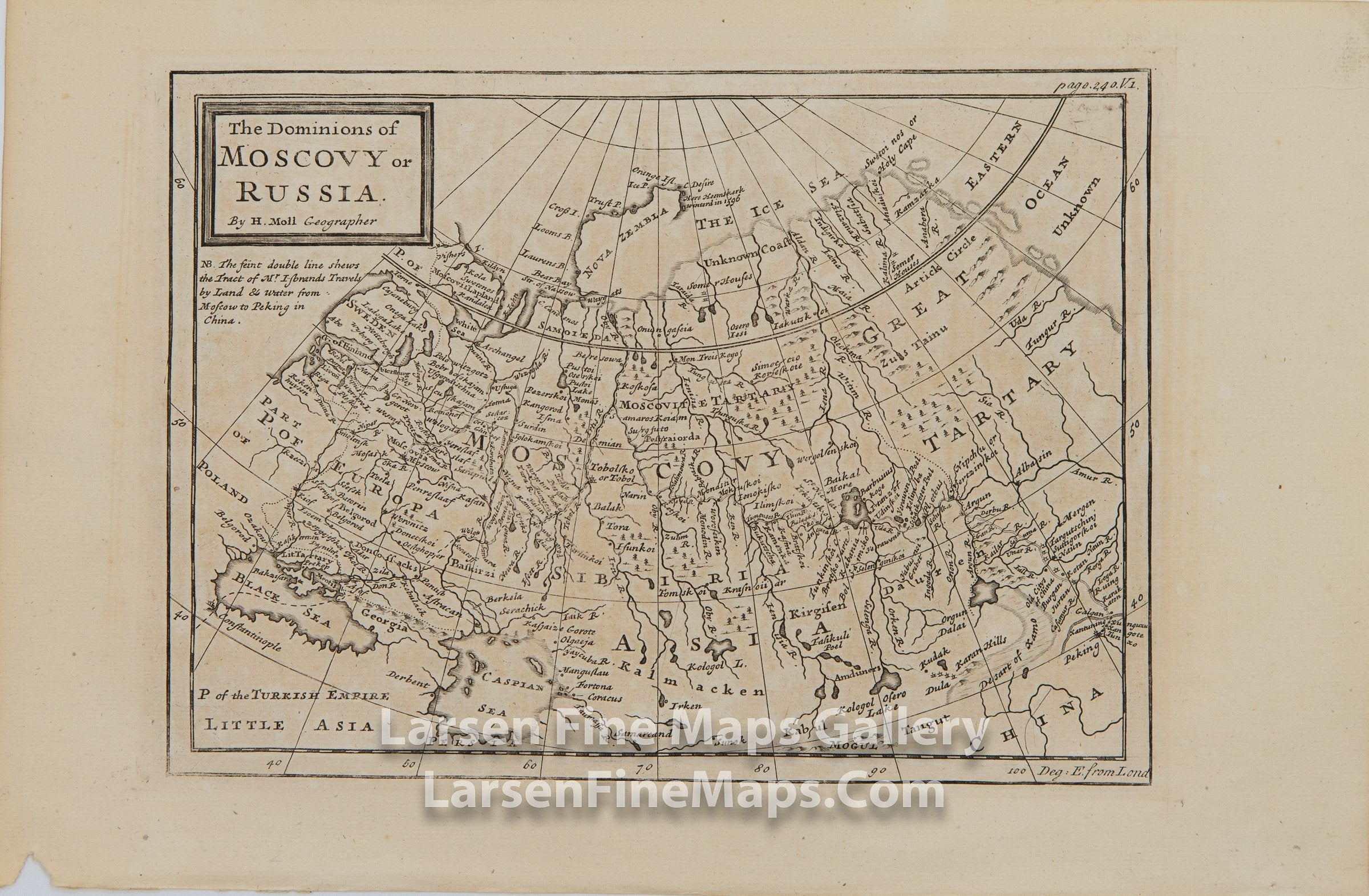 The Dominions of Moscovy or Russia, Moll, Herman