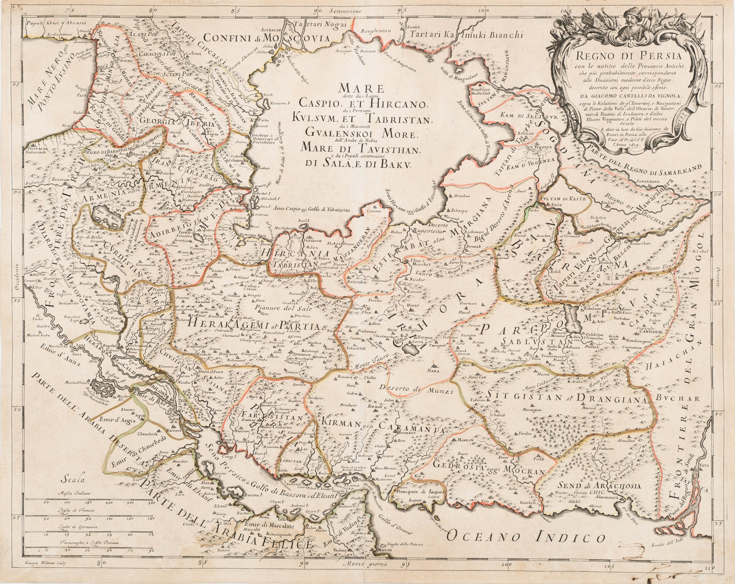 Regno di Persia con le notitie Provincie Antiche, Giacomo Giovanni Rossi