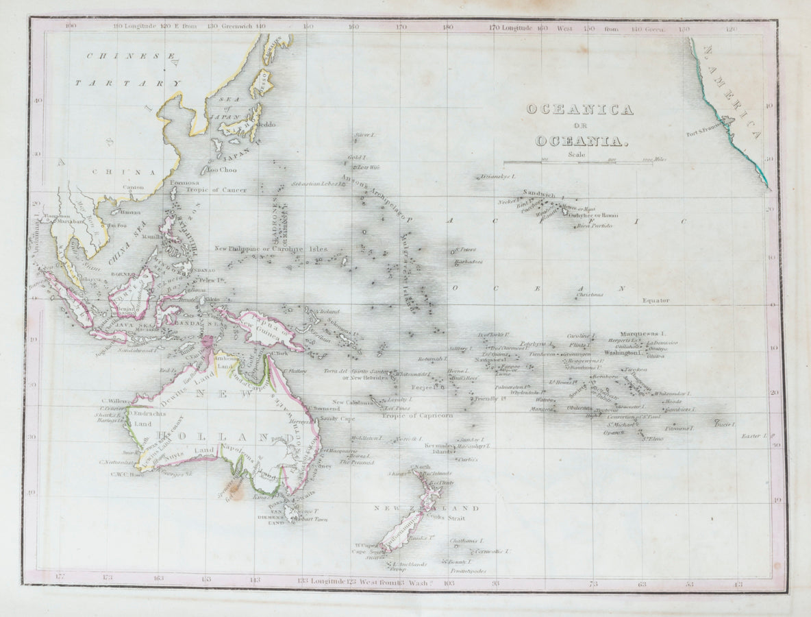 Oceania & Oceans Antique Maps, Rare Maps, Charts and Atlases, and Old World Maps
