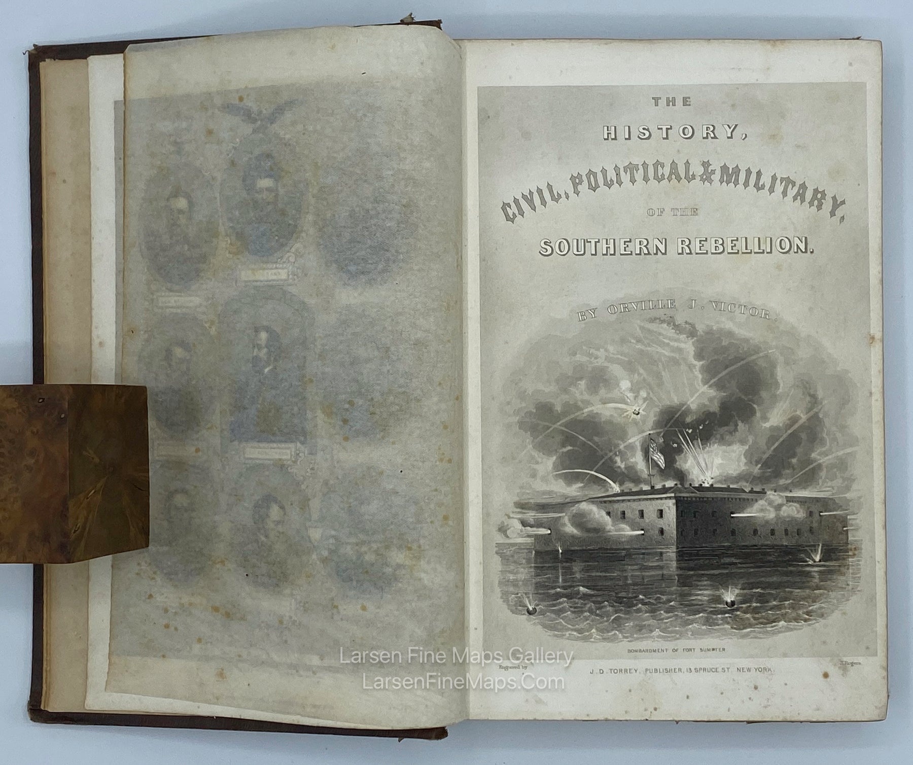 Colton's United States Showing the Military Stations, Forts & c., Orville J. Victor, Example-11