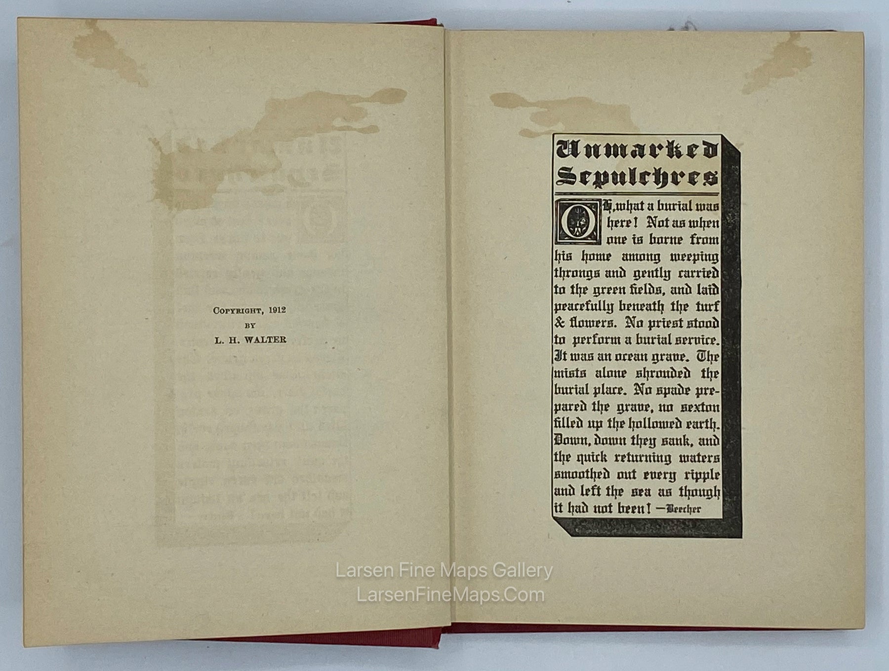 Sinking of The Titanic, Thomas H. Russell,Fred S. Miller, L.H. Walter, Example-2