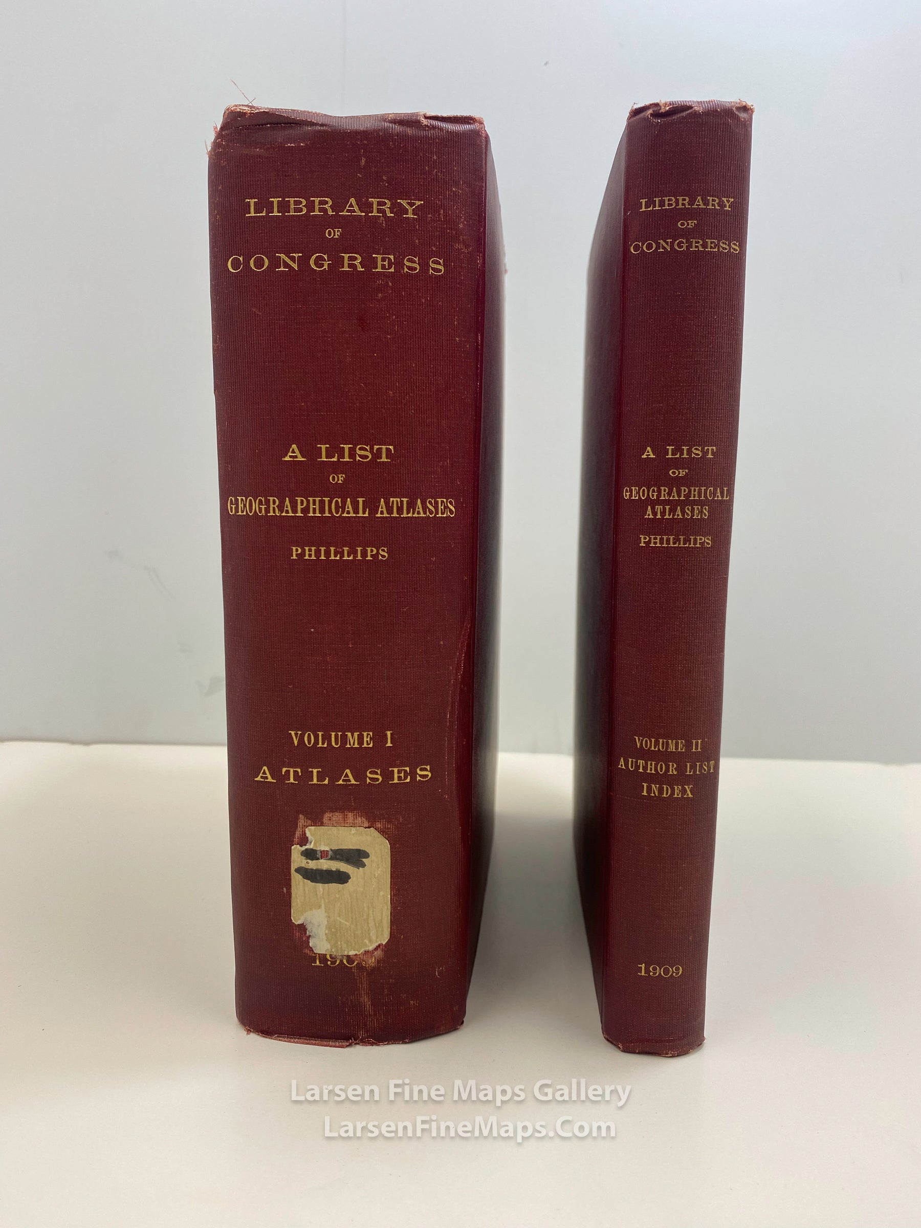 List of Geographical Atlases in The Library of Congress, Philip Lee Phillips
