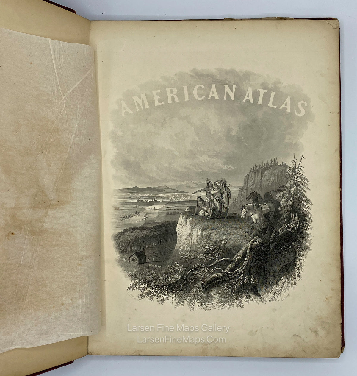 Johnson's New Illustrated Family Atlas of The World with Descriptions