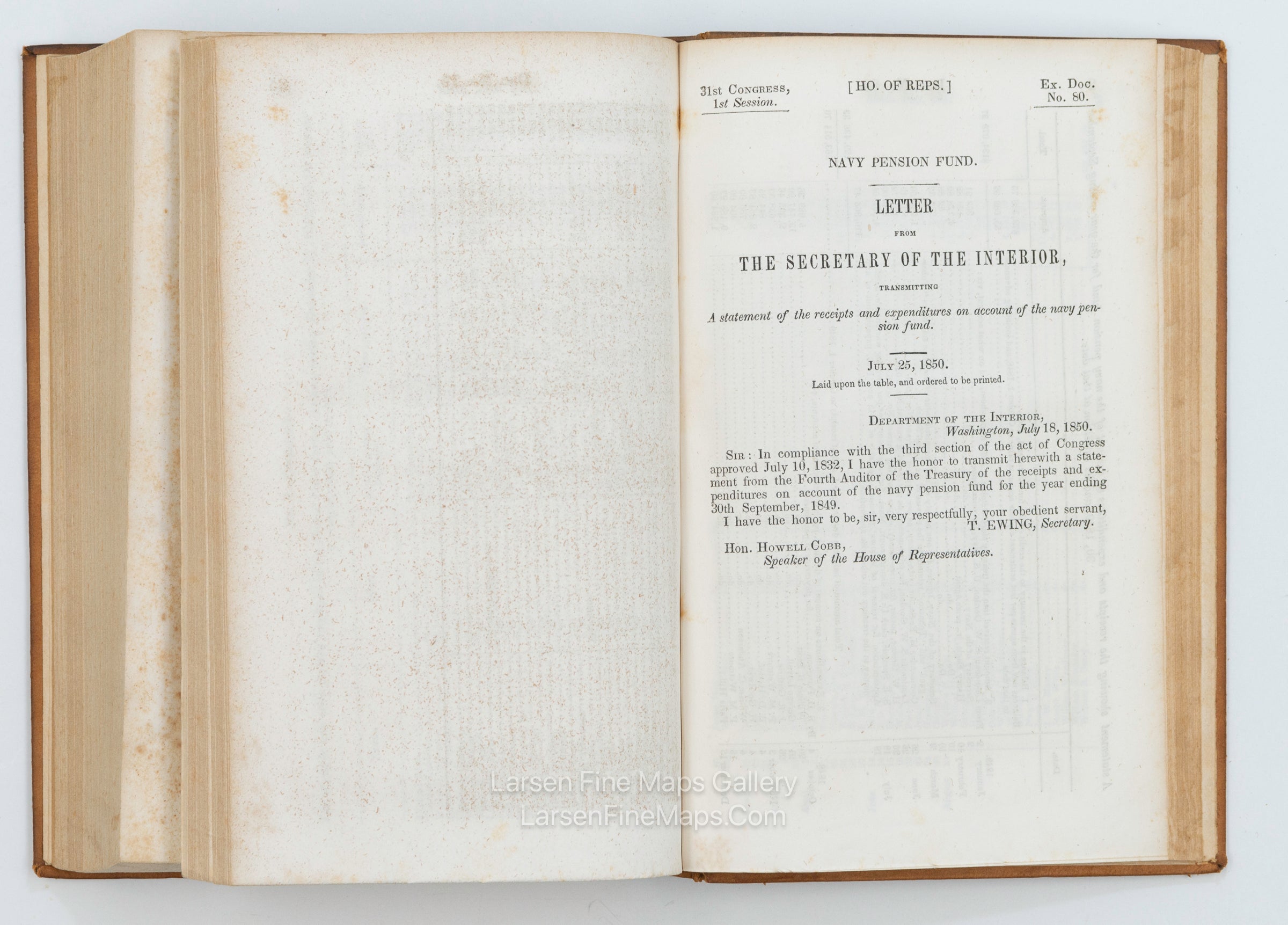 Executive Documents 1st Session, 31st Congress, Vol. 10 1849-1850. Ex. Docs. No. 74 to 87 Inclusive., Example-11
