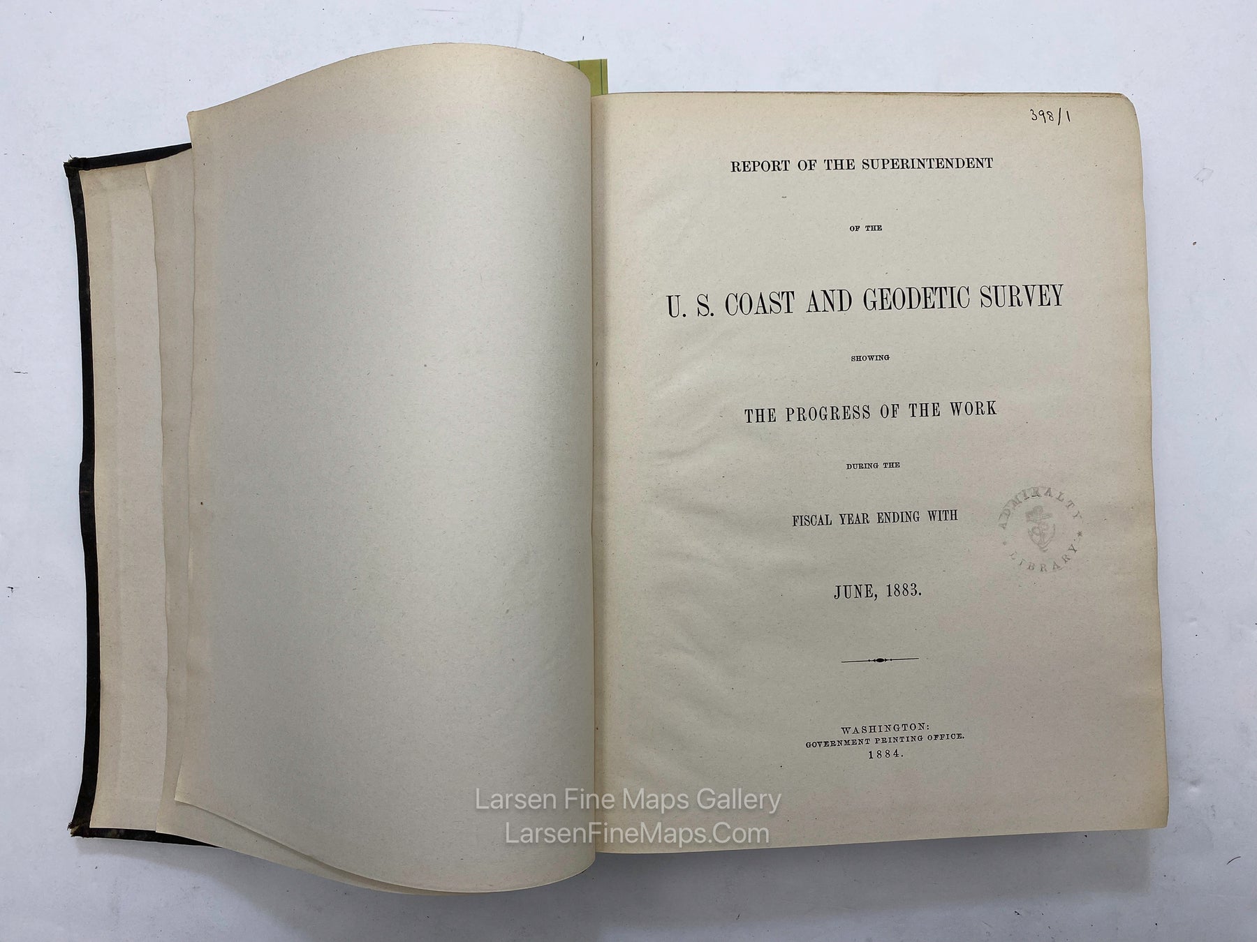 Report of The Superintendent of the U.S. Coast and Geodetic Survey showing The Progress of The Work during the Fiscal Year Ending With June, 1883 Example-1