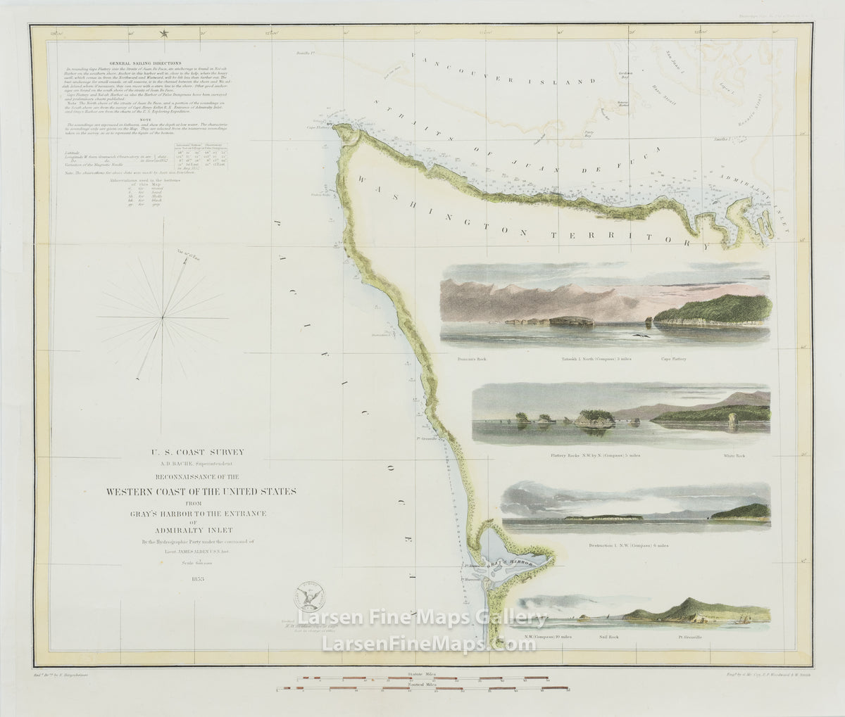 Reconnaissance of the Western Coast of The United States from Gray's Harbor to the Entrance of Admiralty Inlet