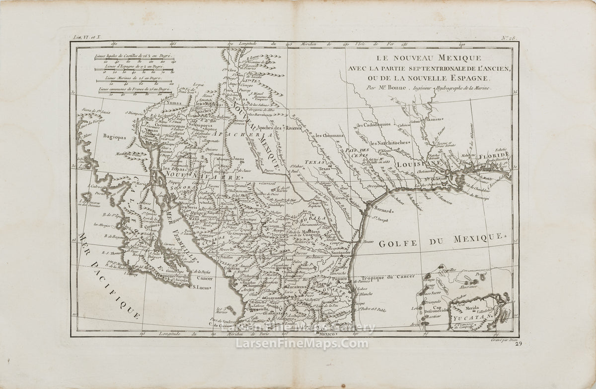 Le Nouveau Mexique Avec La Partie Septentrionale De L'Ancien ou De La Nouvelle Espagne