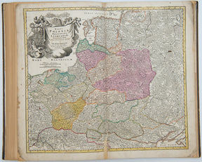 Regni Poloniae Magnique Ducatus, Lithuaniae - Poland, Lithuania, Lativa, Estonia and a portion of Russia and the Ukraine - Homann Atlas