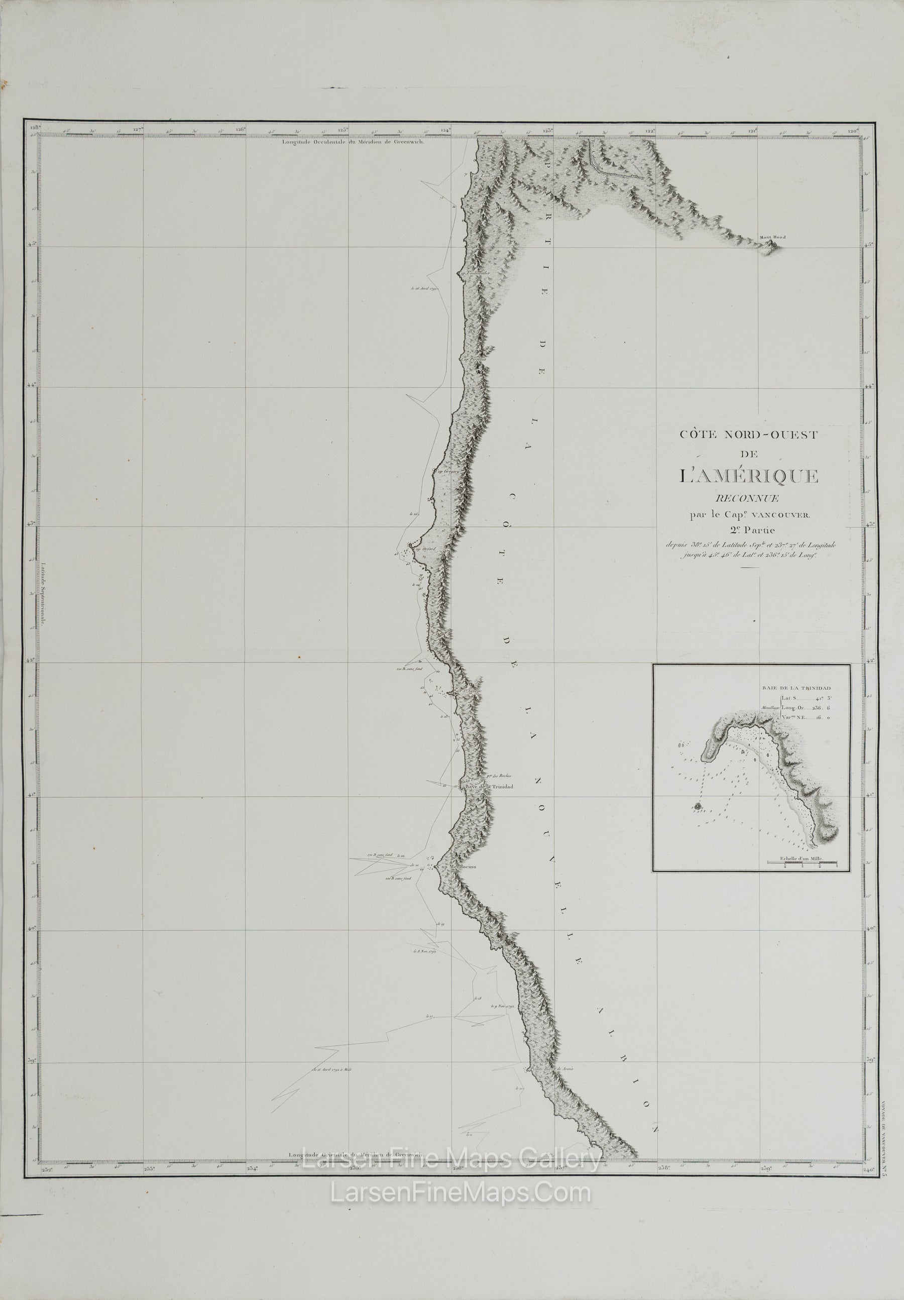 Côte Nord-Ouest de l'Amérique Reconnue par le Cape. Vancouver. 2e Partie