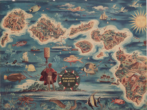 The Dole Map of the Hawaiian Islands, Joseph Feher, The Hawaiian Pineapple Company, Ltd.