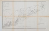 Upper Sheet, U.S. Coast Survey A.D. Bache Superintendent Sketch A Showing the Progress of the Survey in Section No. 1 From 1852 to 1864