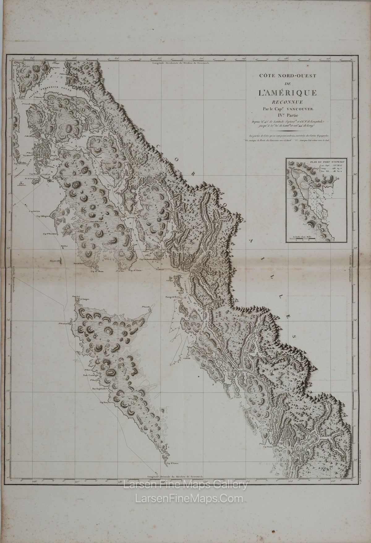 Cote Nord-Ouest de l'Amerique Reconnue par le Cape. Vancouver. IVe. Partie