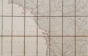 Neueste General Karte von Frankreich (circa 1810)