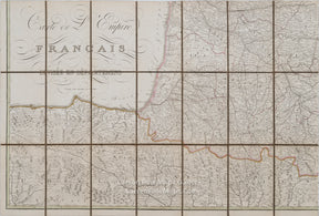 Neueste General Karte von Frankreich (circa 1810)