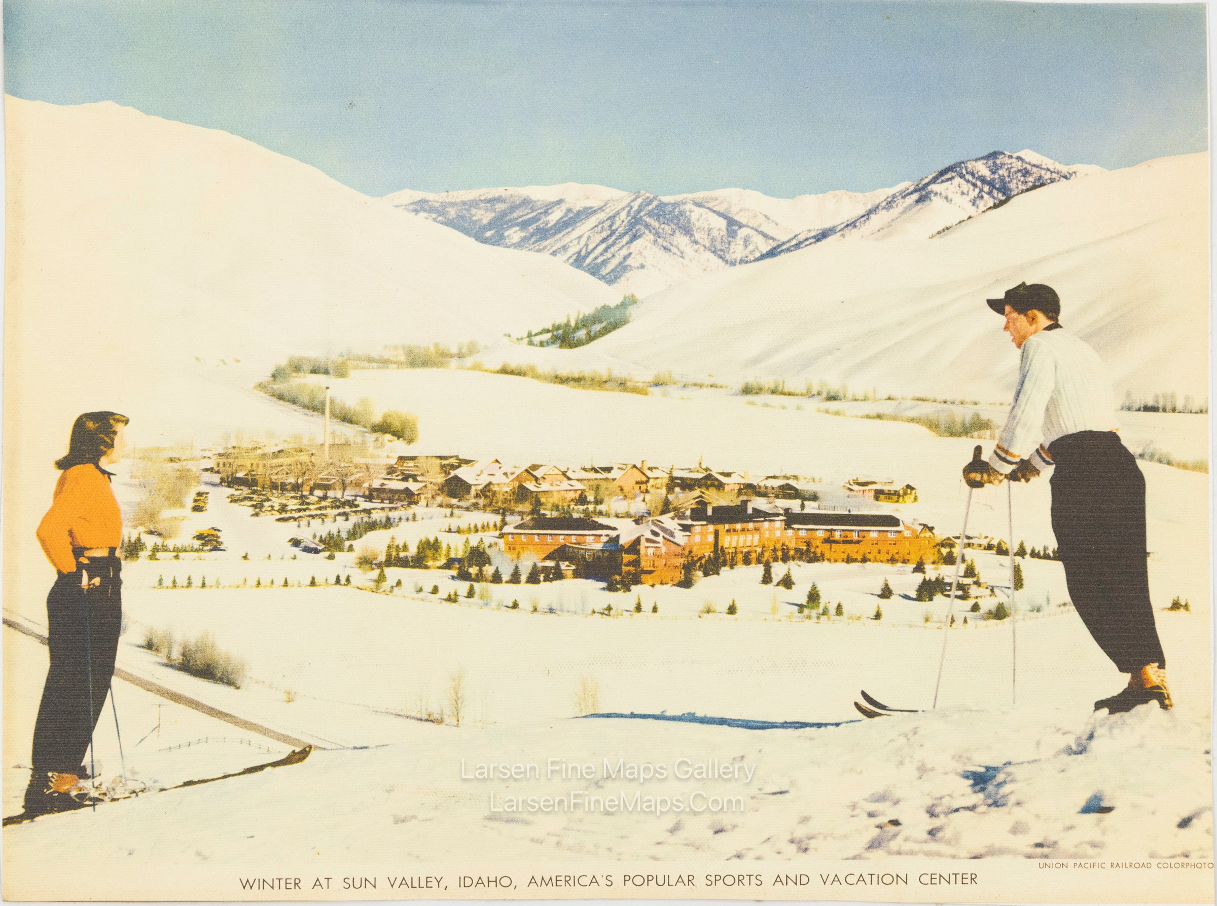 Winter at Sun Valley, Idaho, Americ'as Popular Sports and Vacation Center, Union Pacific Railroad