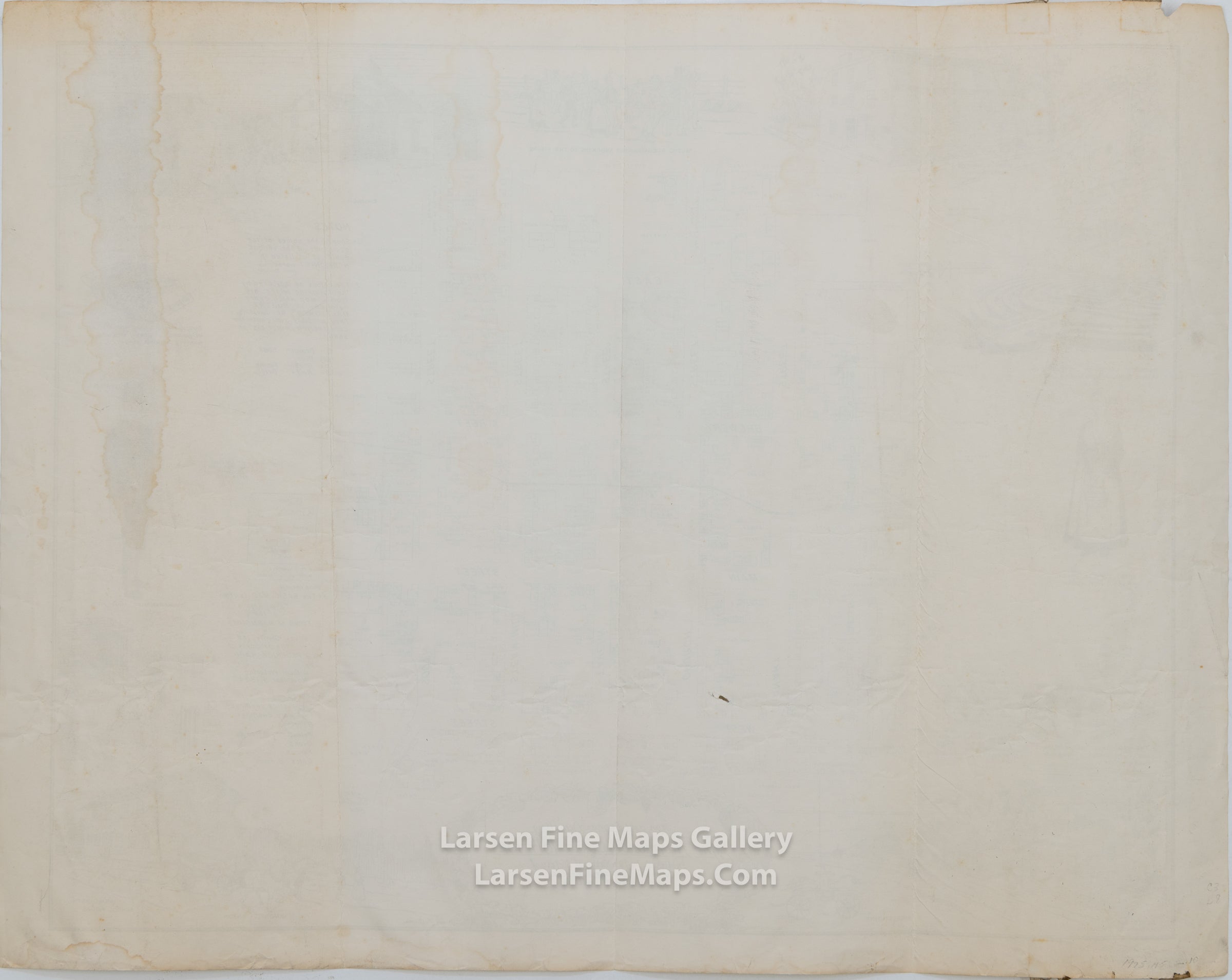 Map and Scenes Depicting The Harmonists Era 1814-1824, Don Blair, R. McGowan, details
