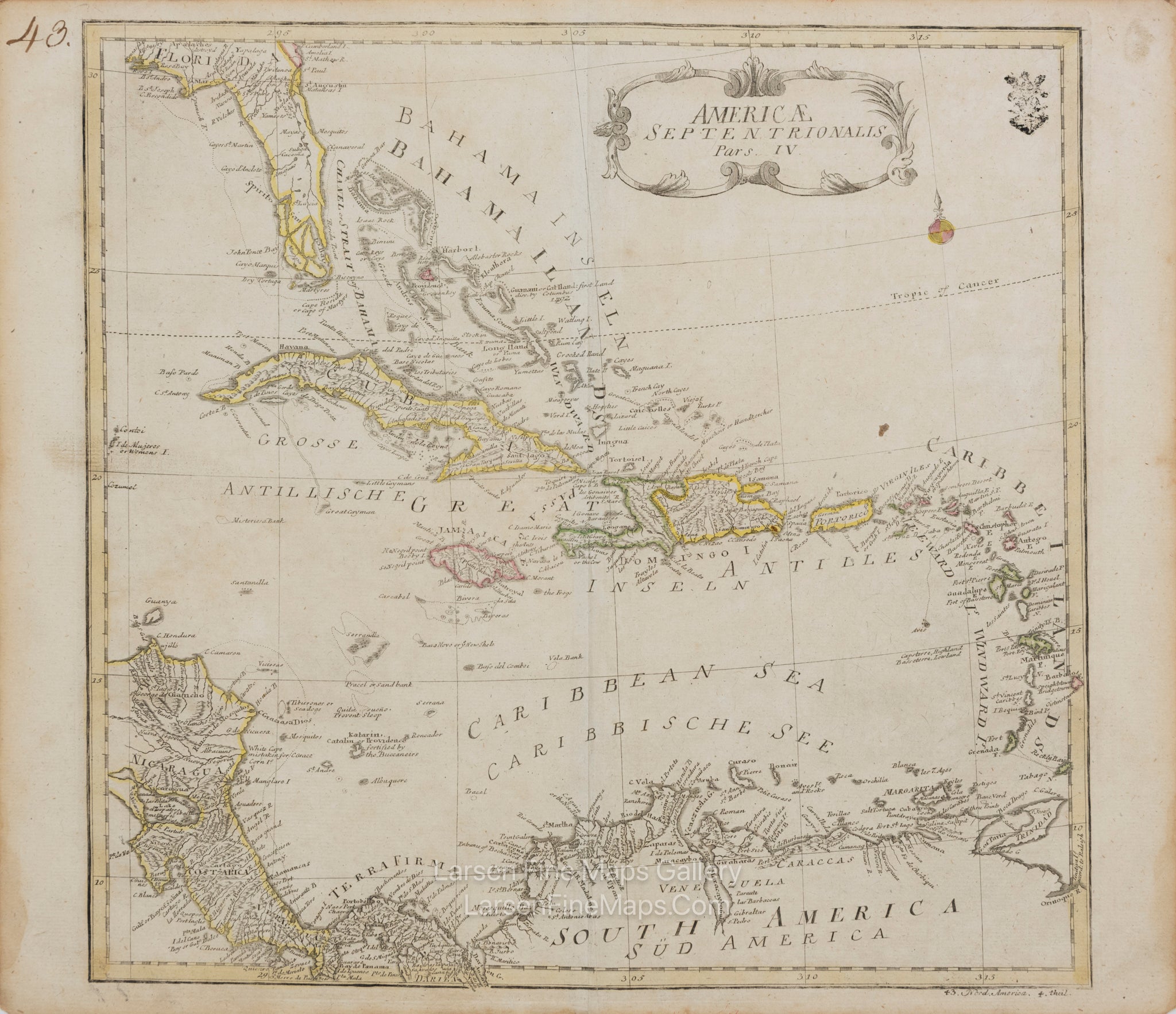 Americae Septentrionalis (Pars I, II, III, IV)