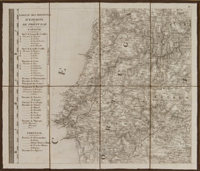 Spanien und Portugal nach den neuesten astronomischen Ortsbestimmungen, nach dem, Atlas Thomas Lopez. Espagne et Portugal, d'apres les dernieres Observations Astronomiques, les nouvelles Cartes Espagnoles gravées ou manuscrites, et l'Atlas de Thomas Lopez