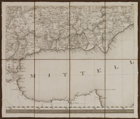 Spanien und Portugal nach den neuesten astronomischen Ortsbestimmungen, nach dem, Atlas Thomas Lopez. Espagne et Portugal, d'apres les dernieres Observations Astronomiques, les nouvelles Cartes Espagnoles gravées ou manuscrites, et l'Atlas de Thomas Lopez