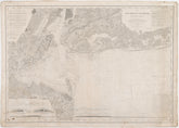 Map of New York Bay and Harbor and The Environs.