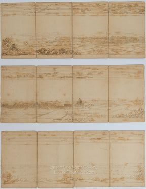 Topographical Plan of the Campagna Di Roma