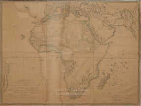 AFRIQUE. Réduite d'après celle d'Arrowsmith