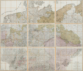 Carte Reduite De La Carte Generale D'Allemagne