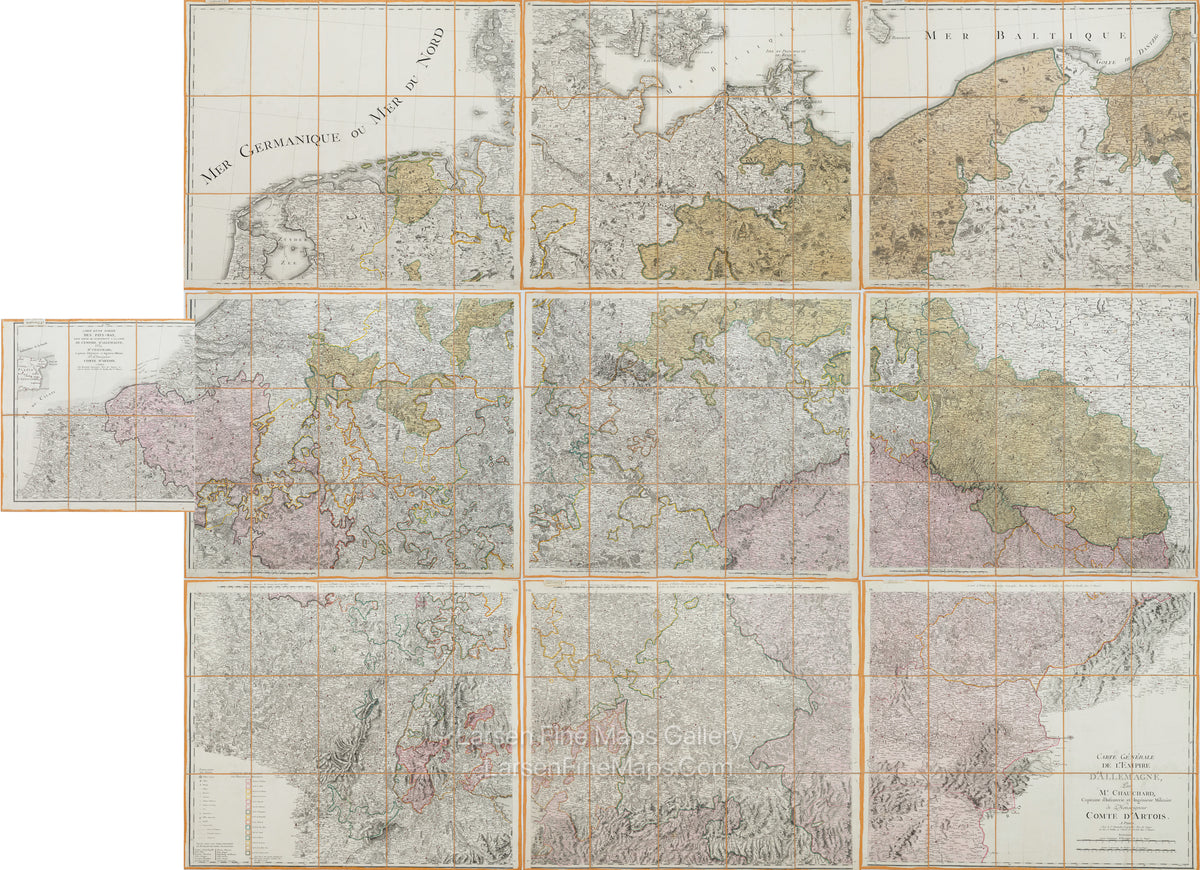 Carte Reduite De La Carte Generale D'Allemagne