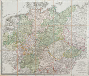 Carte Reduite De La Carte Generale D'Allemagne