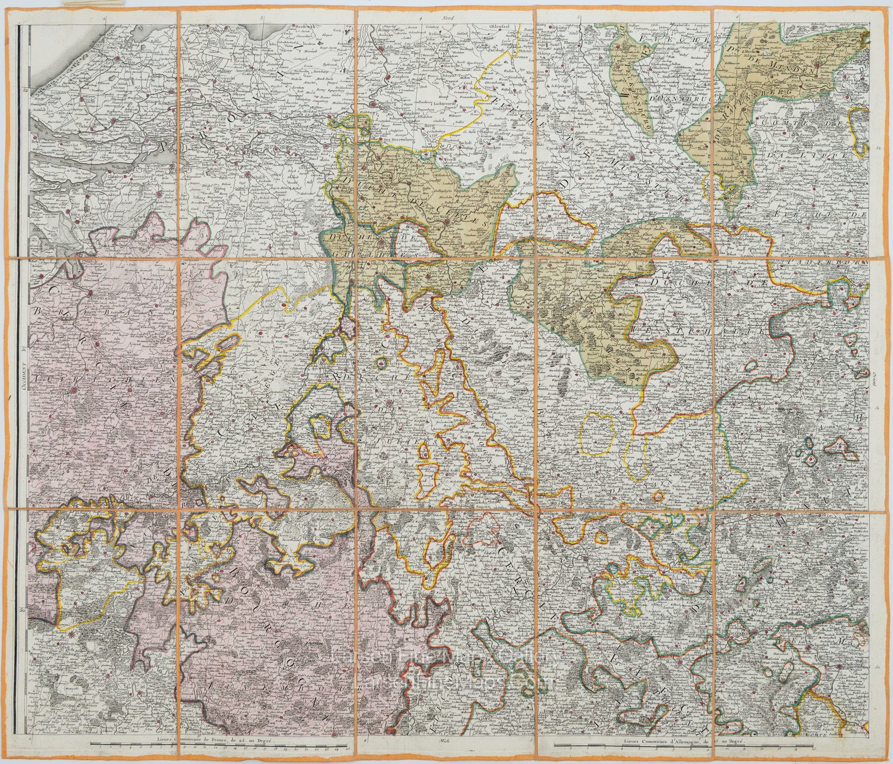 Carte Reduite De La Carte Generale D'Allemagne