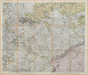 Carte Reduite De La Carte Generale D'Allemagne