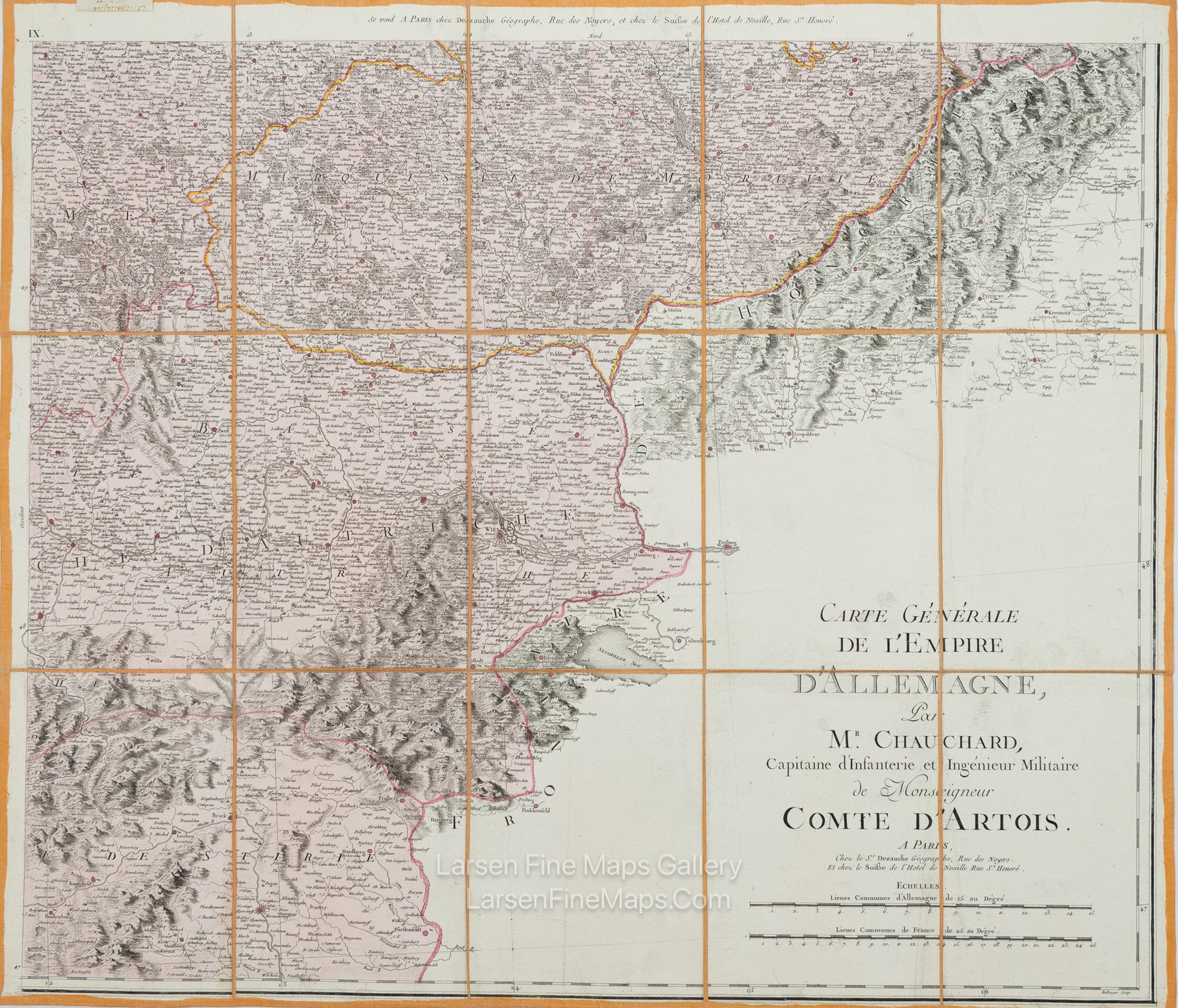 Carte Reduite De La Carte Generale D'Allemagne