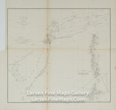 Sketch B Showing the Progress of the Survey in Section No. II From 1844 to 1855. Sub-Sketch Showing the Progress of the Survey of Hudson River. U.S. Coast Survey