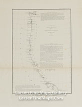 U.S. Coast Survey A.D. Bache Superintendent, Sketch J, Showing the progress of the Survey of the Western Coast 1849-55 U.S. Coast Survey